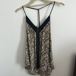 Silence + Noise zipper front top